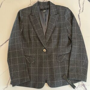 TAHARI Windowpane Blazer